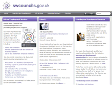 Tablet Screenshot of admin.southwest-ra.gov.uk